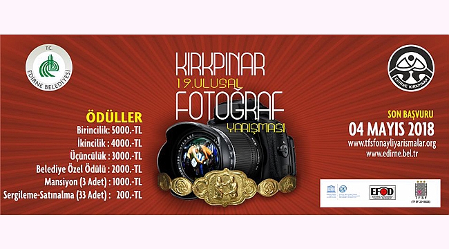 19. ULUSAL FOTOĞRAF YARIŞMASI'NA BAŞVURULAR BAŞLADI