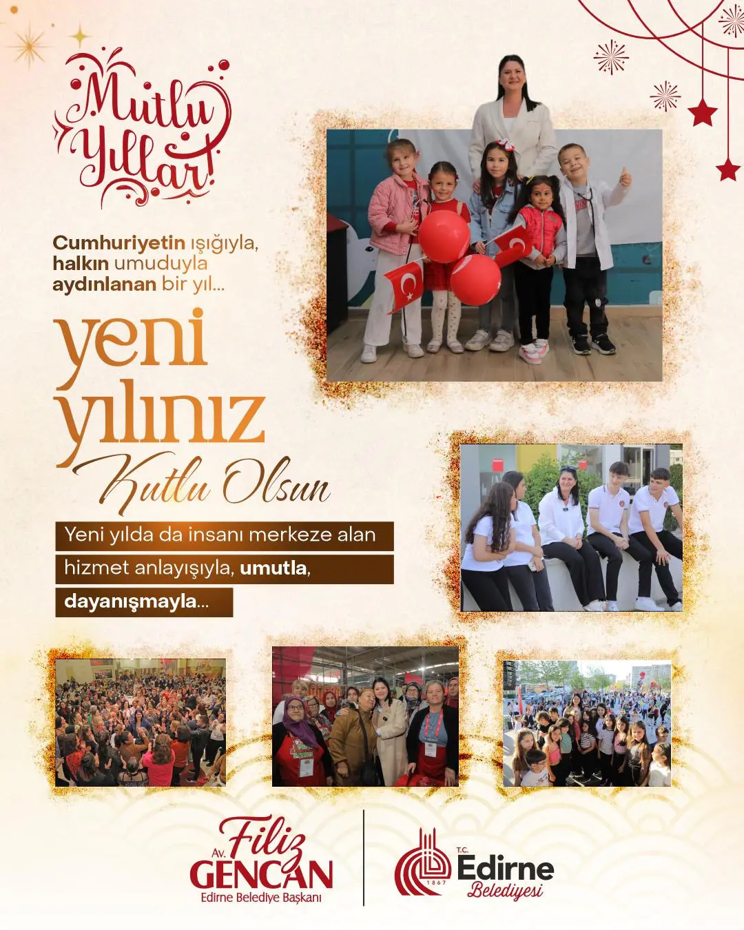 BAŞKAN FİLİZ GENCAN: “2026, EDİRNE’DE YENİ ATILIMLARIN YILI OLACAK”