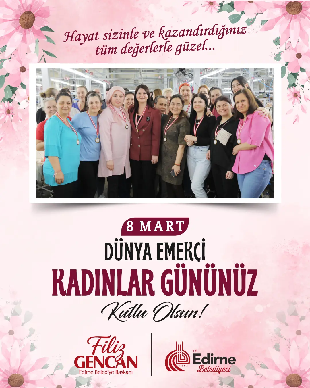 BAŞKAN FİLİZ GENCAN: “KADININ EMEĞİNİN VE SESİNİN OLDUĞU YERDE CUMHURİYET DAHA DA GÜÇLENİR”