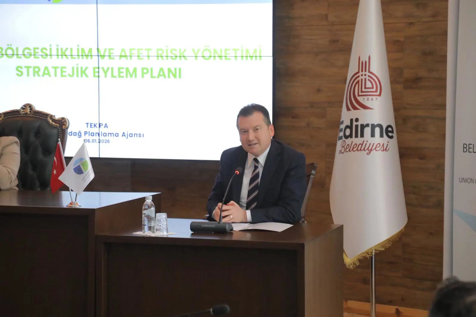 TRAKYA'NIN AFET VE İKLİM YOL HARİTASI EDİRNE'DE ÇİZİLDİ galeri görseli