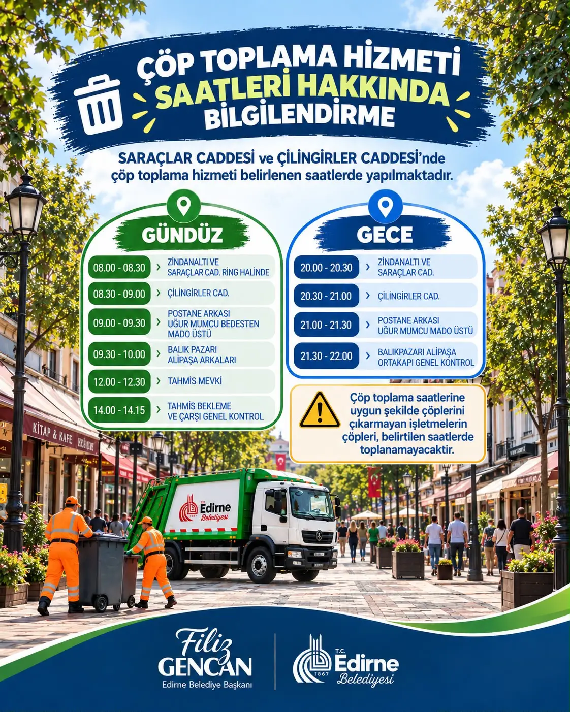 SARAÇLAR VE ÇEVRESİNDE YENİ ÇÖP TOPLAMA DÜZENİ BAŞLIYOR galeri görseli